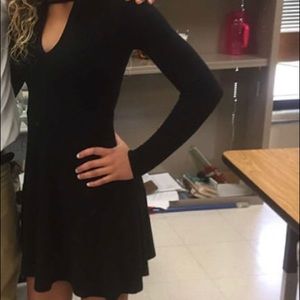 Black casual dress